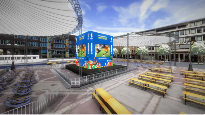 Fan zone Dortmund / UEFA