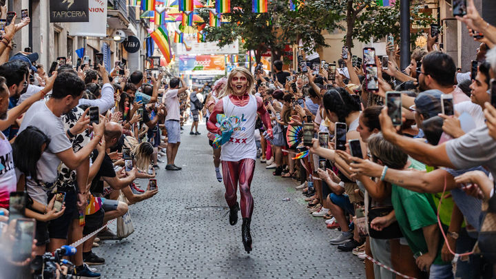 Participantes en la carreara de tacones 2023 / EUROPA PRESS