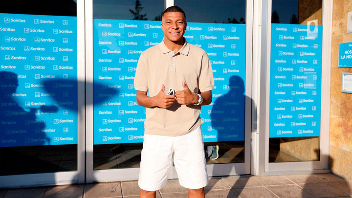 Mbappé pasó con éxito el reconocimiento médico, requisito previo a su fichaje por el Real Madrid / Real Madrid