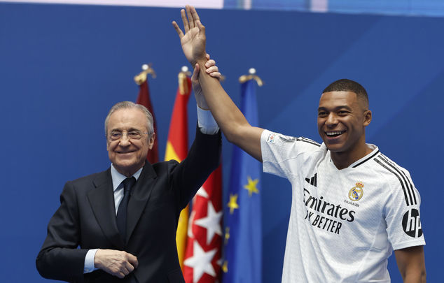 Florentino Pérez y Mbappé / EFE