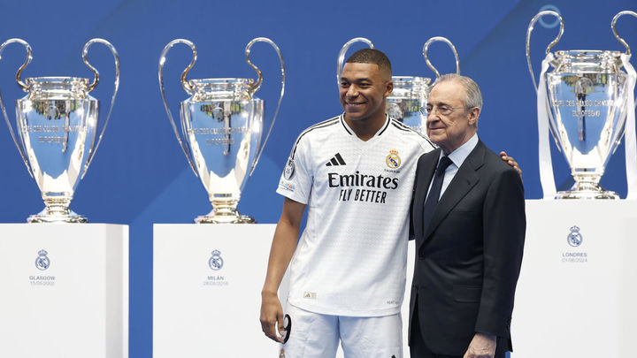 Mbappé y Florentino Pérez / EFE