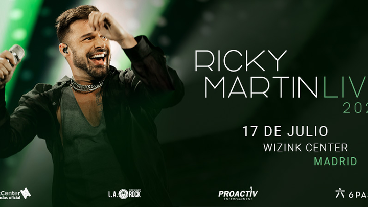 Ricky Martin en concierto en Madrid / WiZink Center