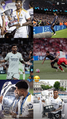 Rodrygo en Instagram / @RODRYGOGOES