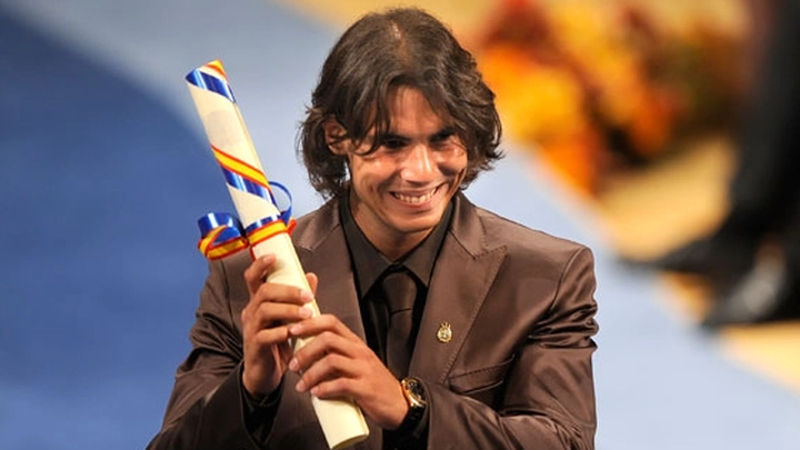 Rafa Nadal, Premio Príncipe de Asturias de los deportes / DOMINIO PÚBLICO