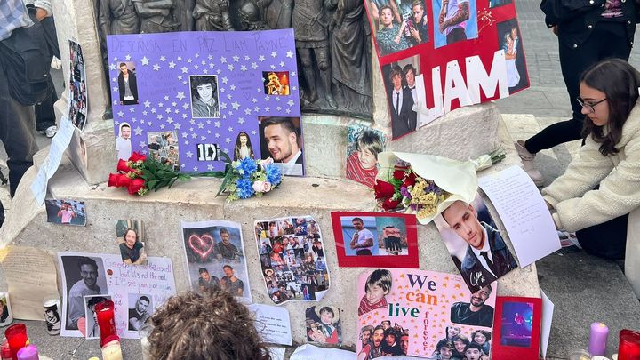 Cartas, flores y velas de las directioners madrileñas / Carolina Martín