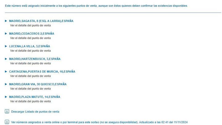 Web de la Lotería Nacional / REDACCIÓN