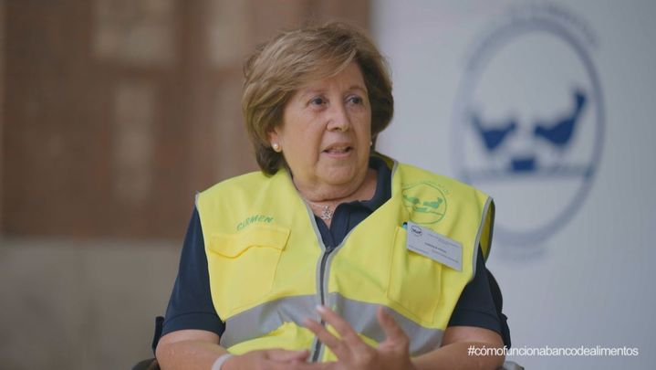 Carmen, voluntaria Banco de Alimentos / Redacción