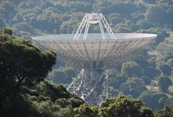 Una de las antenas de seguimiento espacial de Robledo de Chavela / AYTO ROBLEDO DE CHAVELA