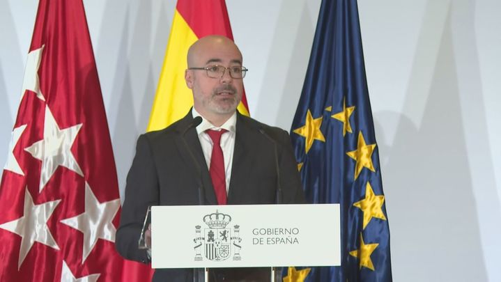 El delegado del Gobierno, Francisco Martín / Telemadrid