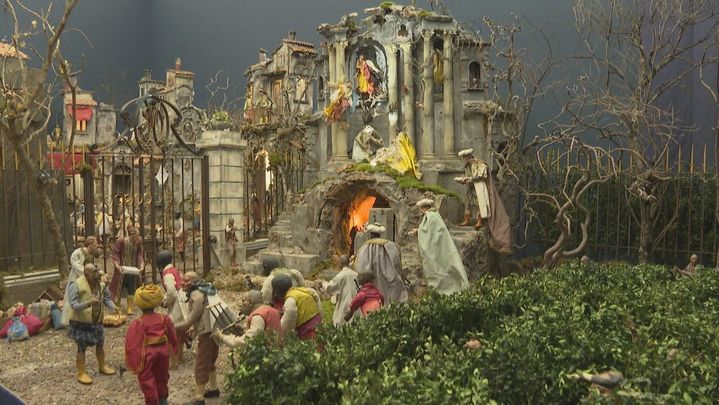 Vista del Belén Napolitano del Palacio Real / TELEMADRID