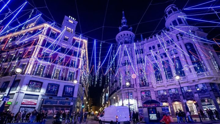 Luces de Navidad 2024 en Madrid / TELEMADRID