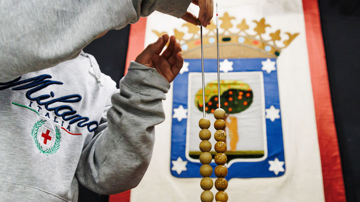 Ensayo de los niños de San Ildefonso previo al Sorteo Extraordinario de la Lotería de Navidad 2024 / EUROPA PRESS