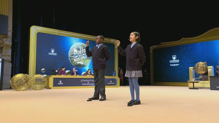 El tercer quinto premio de la Lotería de Navidad, el 74778 / TELEMADRID