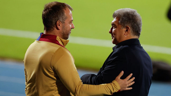 Flick y Laporta / EFE