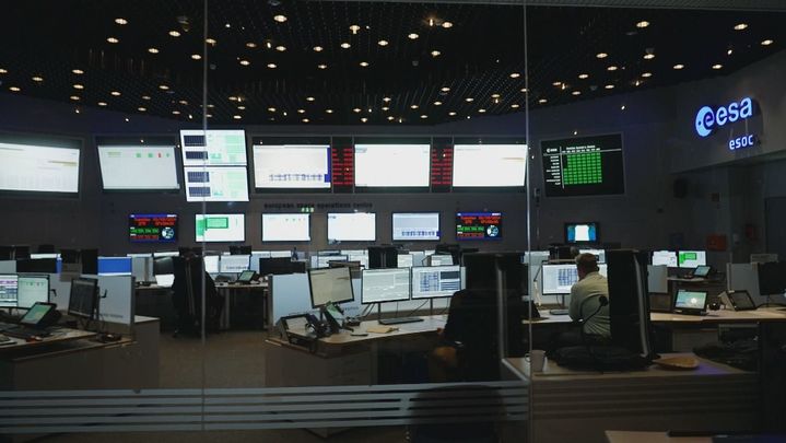 Sede de la Agencia Espacial Europea en Frankfurt, Alemania / TELEMADRID