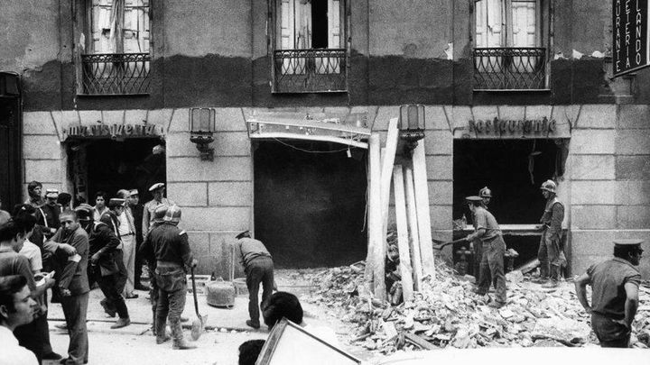 Atentado de ETAen la cafetería Rolando de Madrid / EFE
