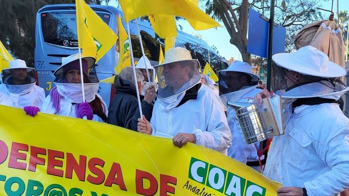 Protesta de apicultores / EUROPA PRESS