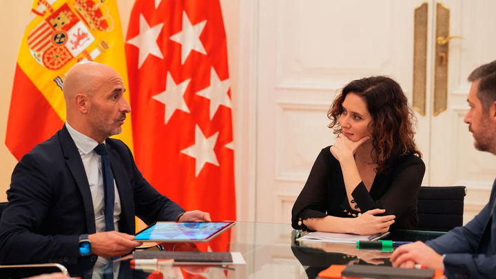 Jesús Celada con Isabel Díaz-Ayuso y Miguel Angel García / @ComunidadMadrid