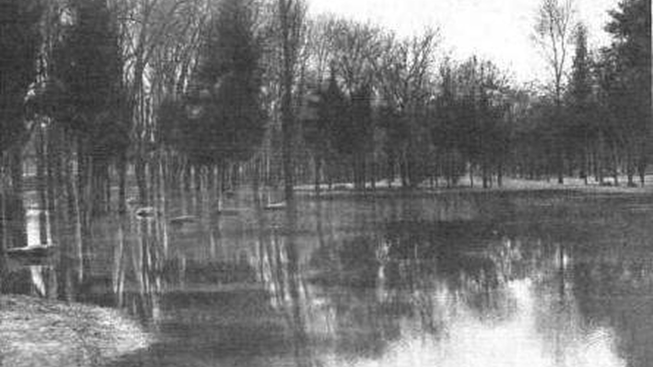 Desbordamiento del río Manzanares en 1917 / WIKIPEDIA