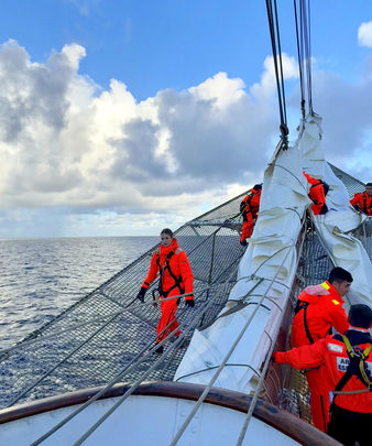 La princesa Leonor, en el buque escuela de la Armada Juan Sebastián de Elcano / CASA REAL