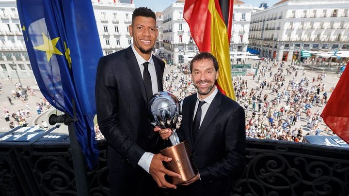 Tavares y Llull en la Real Casa de Correos / REAL MADRID