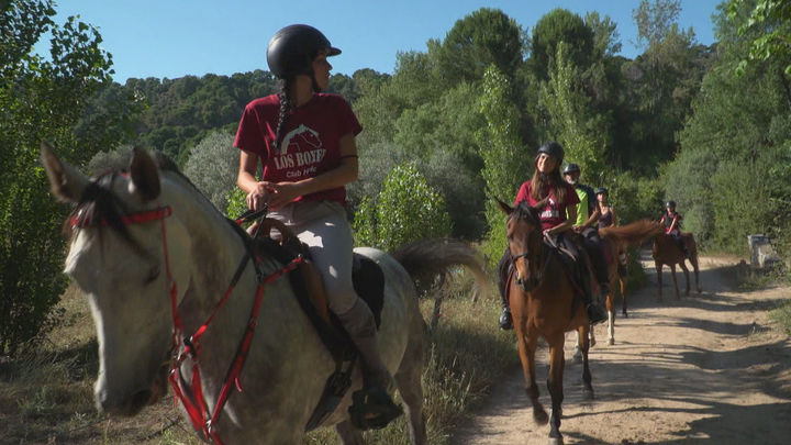 Ruta a caballo por Cadalso de los Vidrios / TELEMADRID