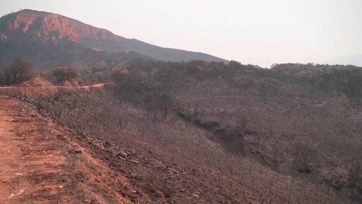 Incendio en Las Médulas, León / TELEMADRID