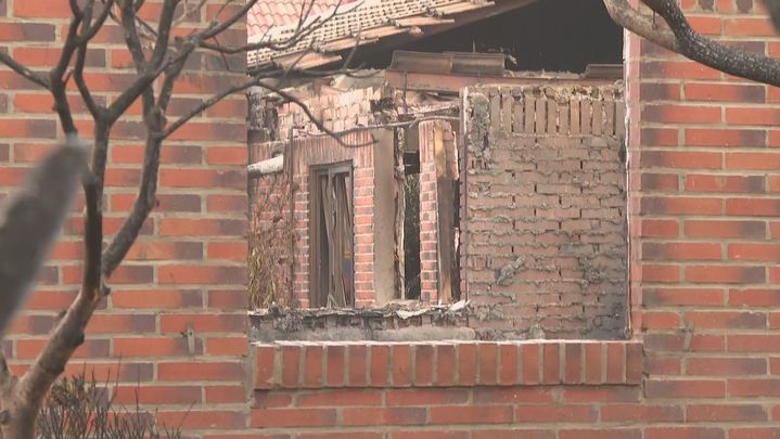 Destrucción por el incendio de Tres Cantos / TELEMADRID