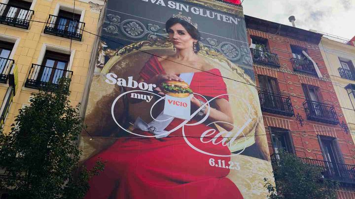 Lona publicitaria Vicio sin gluten / REDACCIÓN