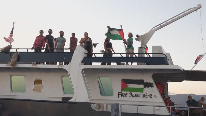 Miembros de la Flotilla Global Sumud / Telemadrid