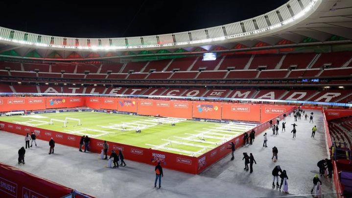 Pista de hielo del Metropolitano / EFE