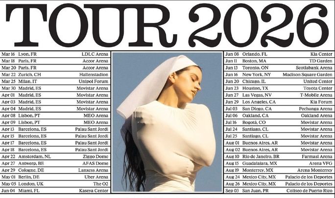 Gira de Rosalía / @RosaliaInfo_ES