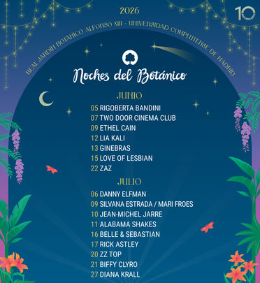 Conciertos de las Noches del Botánico / @nochesbotanico