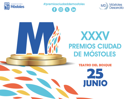 Cartel de la XXXV edición de los Premios Ciudad de Móstoles / TELEMADRID